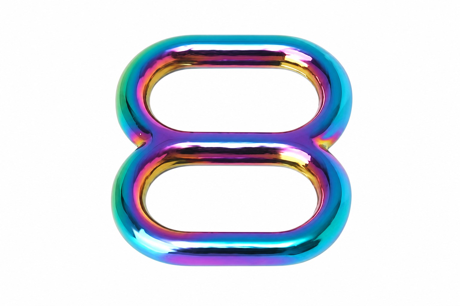 Colorful Rainbow Finish Custom Belt HY-B09